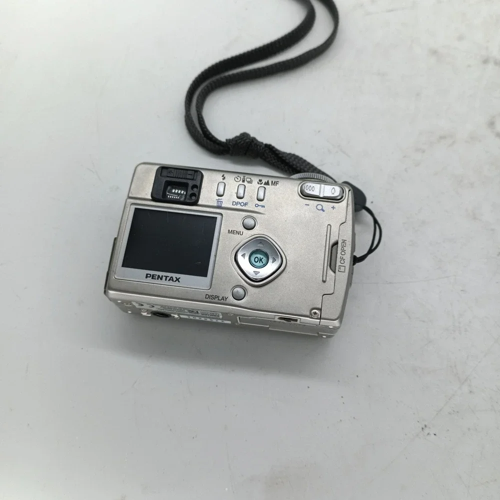 Pentax Optio 330 Digital Camera 3.34MP Silver Compact Point and Shoot Y2K ic